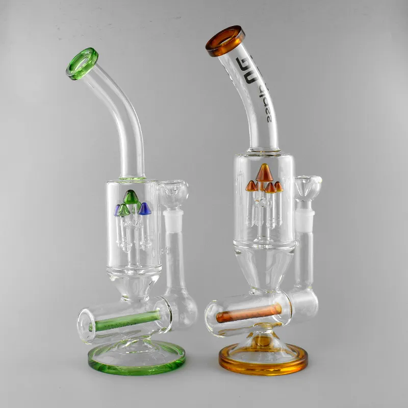 Special Bong Glass Water Pipe Recycler Bong Water Pijp Olieveiling voor tabak met 14.5 inch 18mm vrouwelijke gewricht