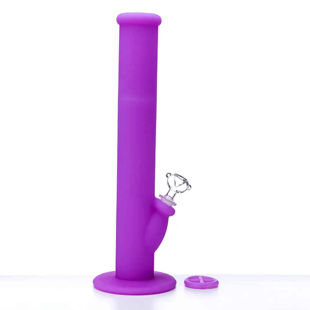 Multi Colors Silicone Water Pipe Silicon Hookah with Glass Bowl Smoking Pipes Bongs Water Bong at Mr_dabs