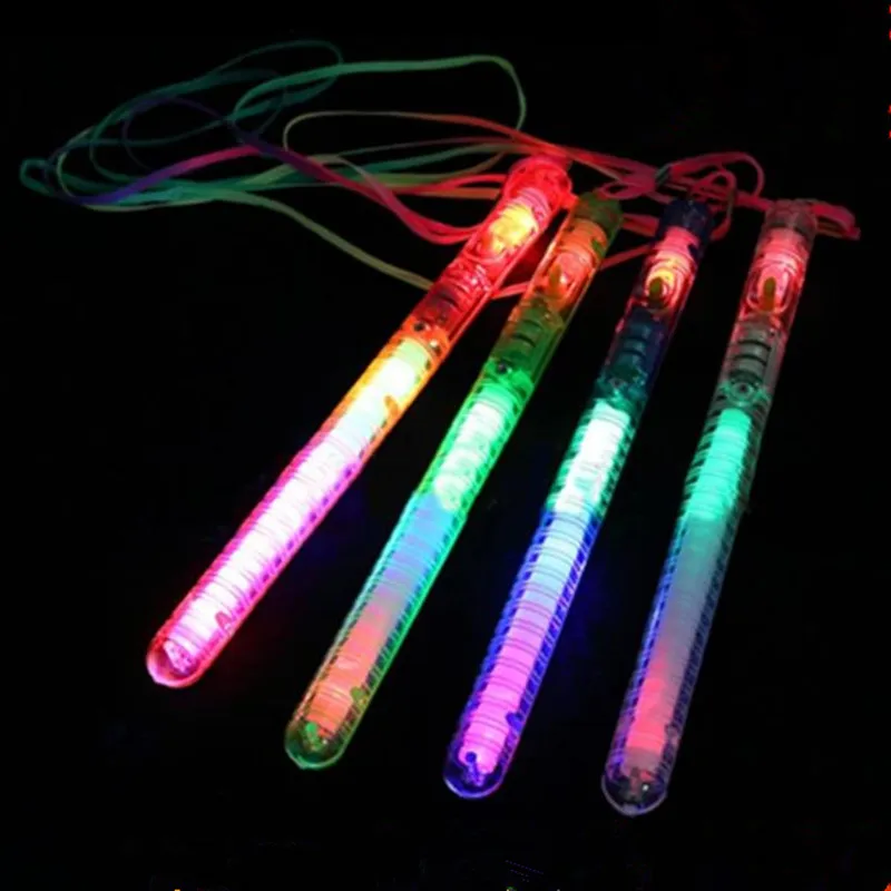 200 sztuk / partia Darmowa Wysyłka DHL Multicolor Light-up Miging Rave Sticks LED Flashing Strobe Wands Koncerty Party Glow Szybka Wysyłka