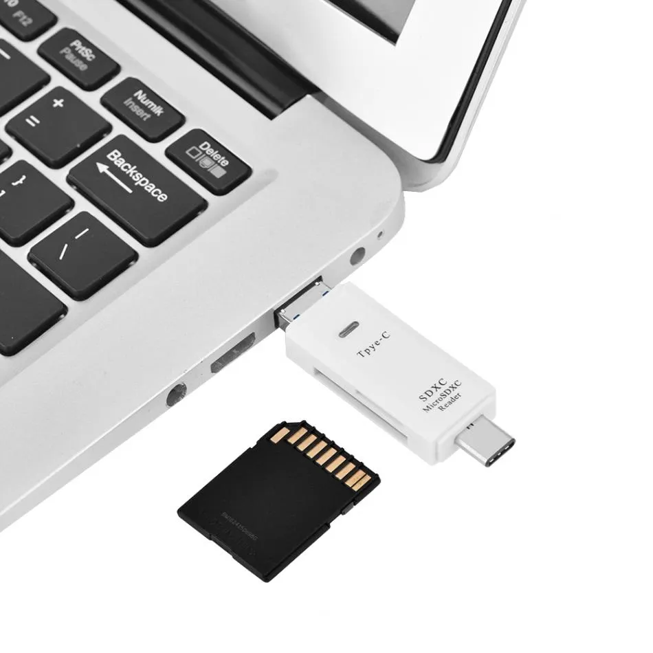Multifunction 3 In 1 USB 3.1 Type C + USB + Micro USB Port OTG Memory