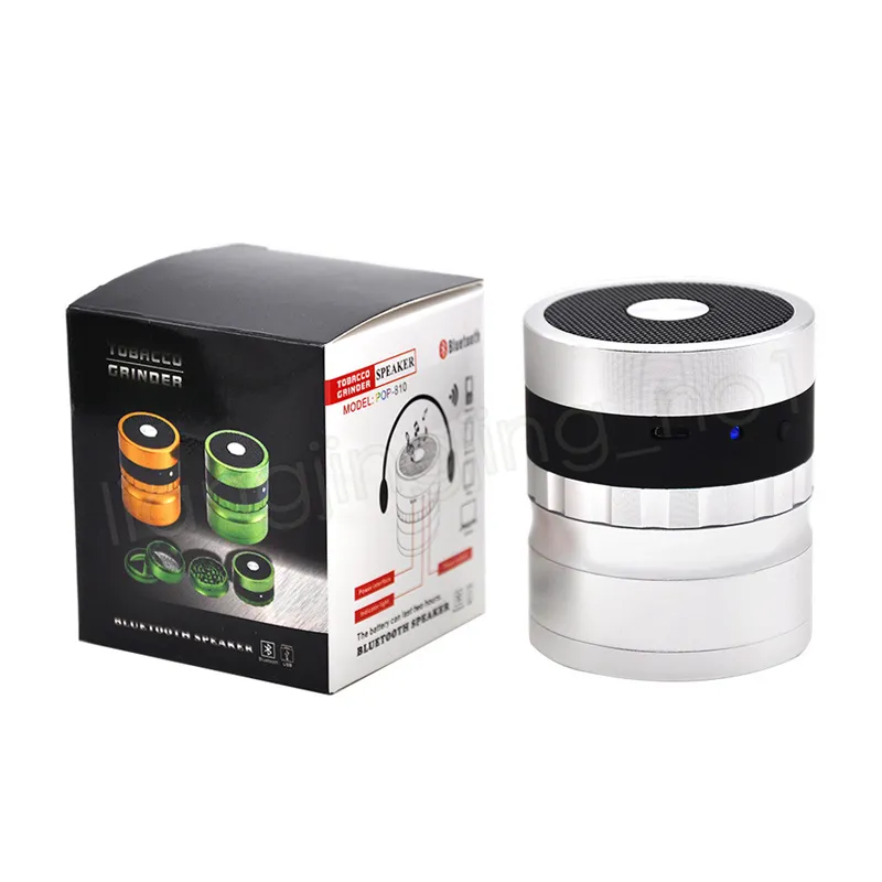Bluetooth Speakers Grinder 2 in 1 Audio Grinder 62mm Aluminum Tobacco Spice  Crusher with 12V Car Speakers and 2.5 Display from Dhgate Car Audio