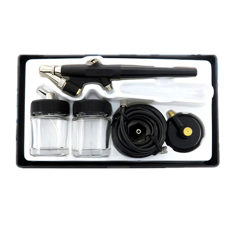 138 Airbrush Art Model Mini Painting Spray Gun SSPray Tool Air Borstel Kit Muurschildering Geschilderde Meubel Reparatie Cake Productie