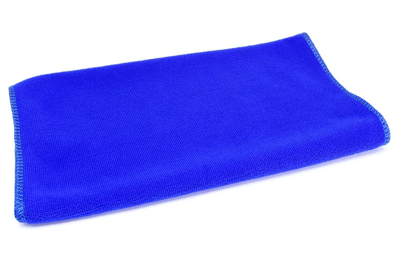 10 pezzi set 30 70 cm blu morbido asciugamano pulizia in microfibra assorbente asciugamano pulito cera lavaggio vano vano di lavaggio207k2135535