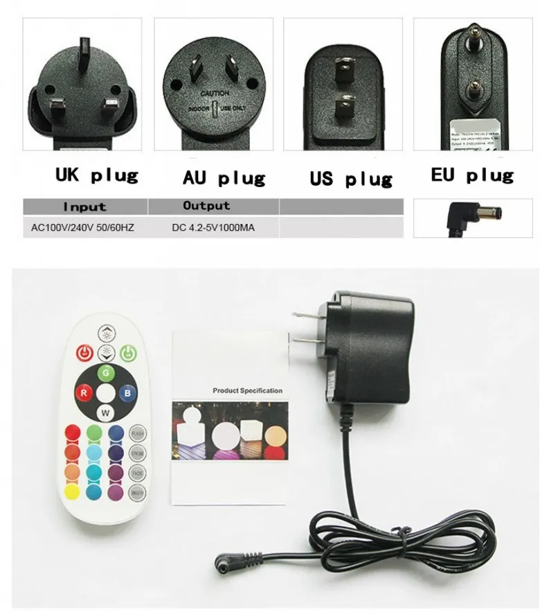 Luz LED combinação armário de vinho controle remoto sete cores à prova d 'água atividade de carregamento decoração criativa armário de exposição