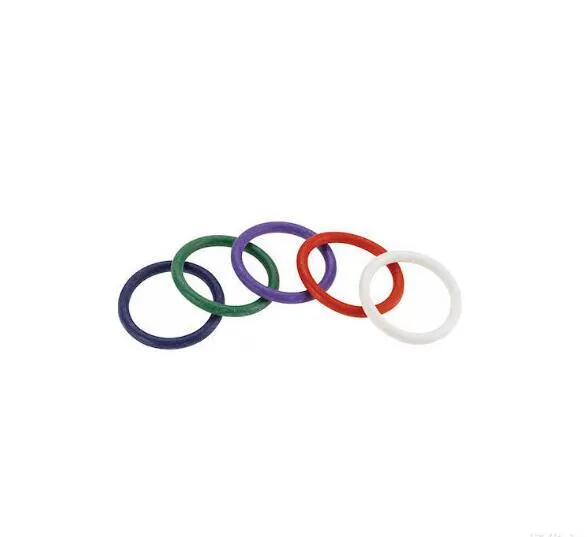 Regenboog rubberen penis ringen kleurrijke cock ring siliconen penis vertraging ring sex producten voor mannen 5 stks / pak vrij door DHL