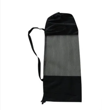 10st 72 * 30cm Portable Yoga Bag Justerbar Rem Yoga Pilates Mat Nylon Bag Carrier Mesh Black Ny Gratis frakt