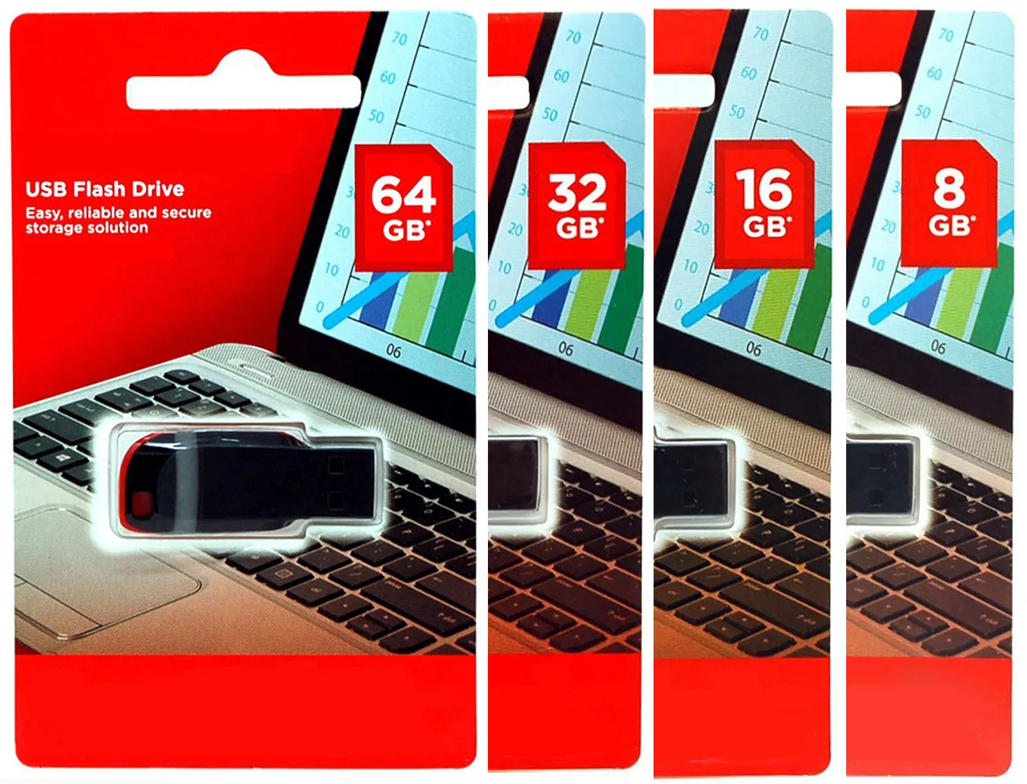 USB Flash Drive 4GB 8GB 16GB 32GB 64GB 128GB 256GB High Speed