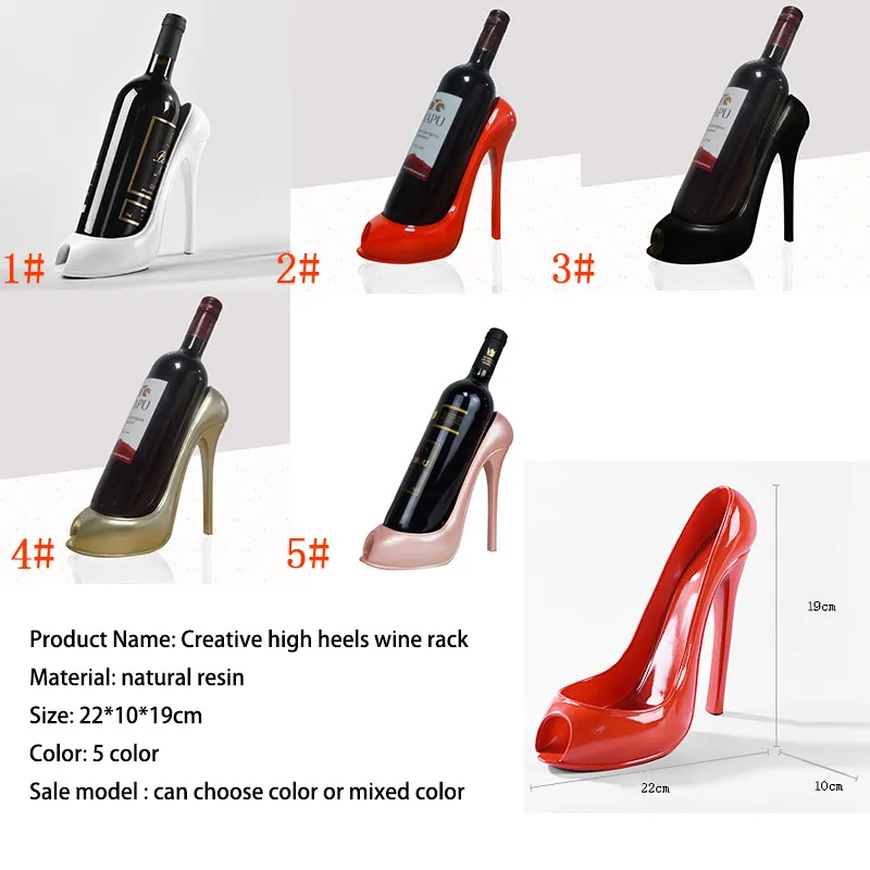 High Heels Wine Rack Silicone Wine Bottle Holder Rack Shelf Home Party Restaurant Living Room Dining Table Decorations WX9-246