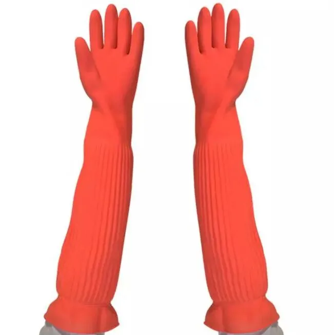 Long shop cleaning gloves