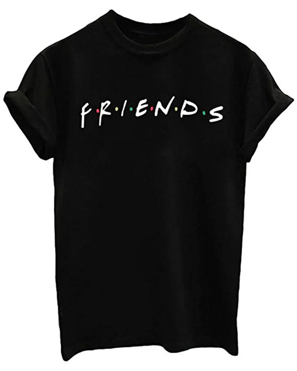 Missactiver Friends TV -Show Unisex Damen süße T -Shirt Junior Tops Teen Girls Graphic Tees Sommer lässig locker T -Shirt