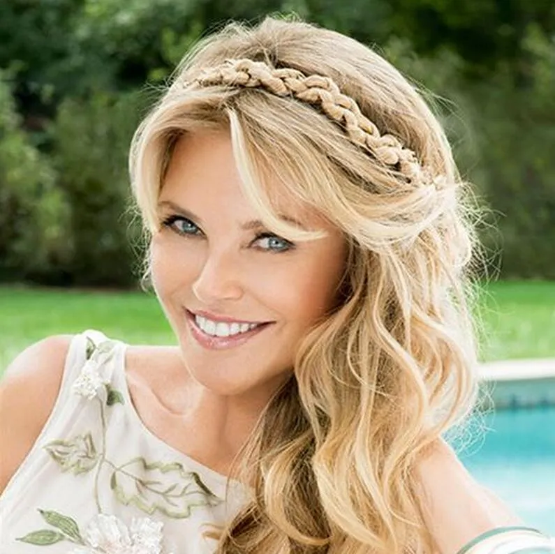 Fascia Per Capelli Donna Intrecciata A 3 Fili – Morbida, Regolabile, Colore Marrone, In Sintetico - 3