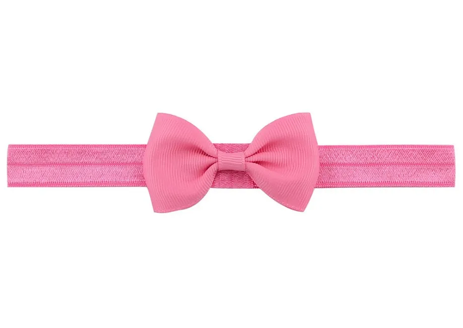 Whole lot Baby Girl Small Bow Tie Headband DIY Grosgrain Ribbon Bow Elastic Hair Bands For Infant Toddler Hair Accessor4942741
