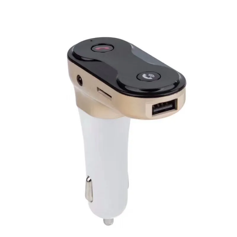 Hands free Bluetooth Car Kit C8 FM Transmitter Modulator Car Charger AUX Hands Free Music Mini MP3 Player SD USB LCD 
