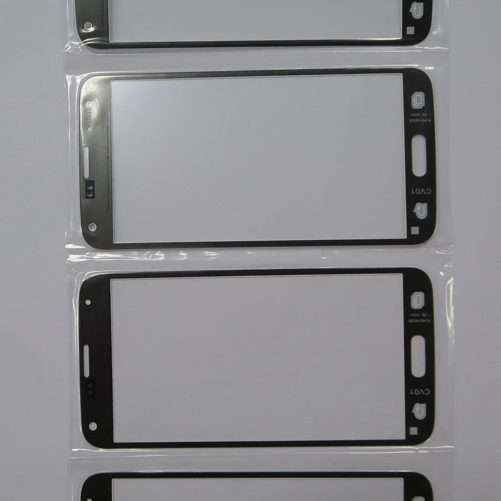 Per Samsung Galaxy S6/S7 pannello frontale dell'obiettivo dello schermo di tocco parte superiore in vetro di tocco sostituzione 5 pz/lotto