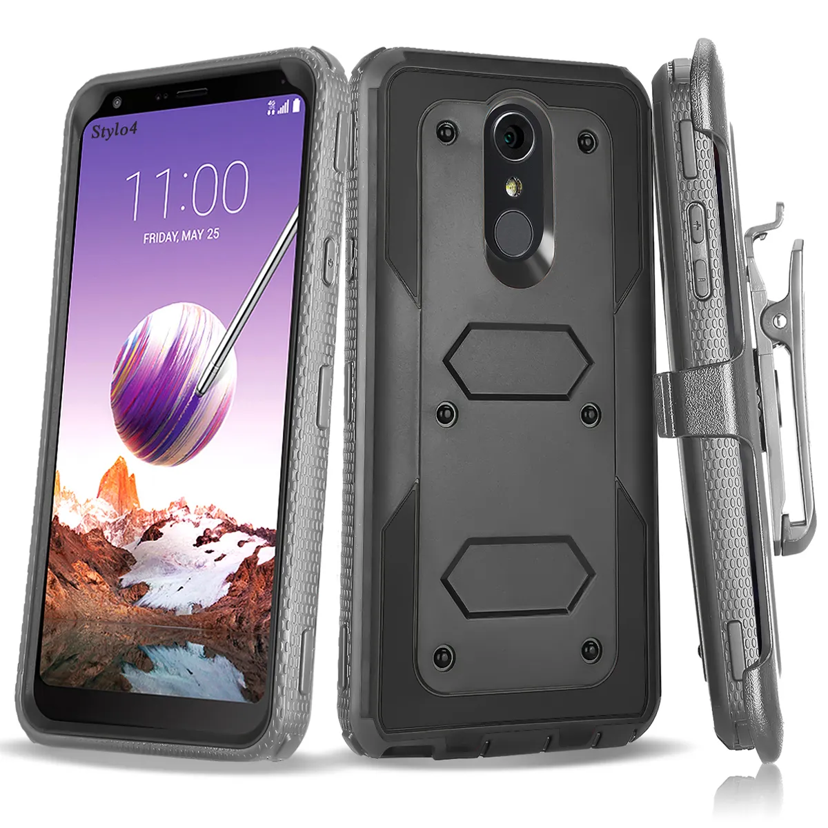 Robot Armor Phone Cases For LG G5 Stylo 2 3 4 Plus V50 V40 V30 X Style G6 G7 G8 V40 LV5 LV3 K40 K8 K10 Aristo Heavy Duty Cover