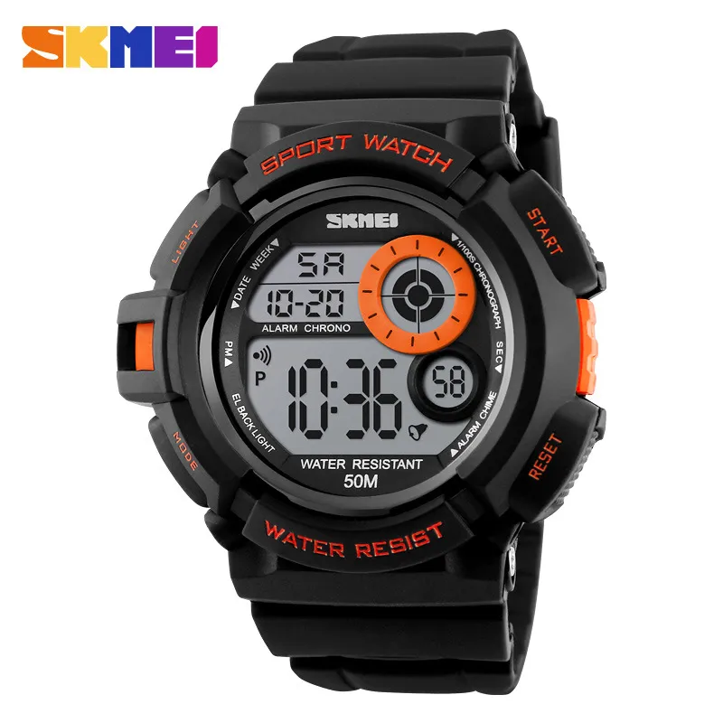 Skmei 1222 g styl obserwujący cyfrowy SHOCK MEN WATCH WOJEKA WATWOŚĆ WOJNEGO WODNEGO WODNEGO DATA KALENDARD LED WATKTY SPORTY RELOGIO MASC1557086