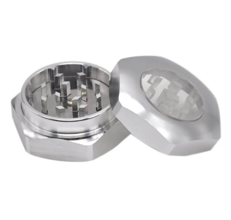 Cigarette grinding machine zinc alloy two layer cigarette lighter cigarette cutter grinder