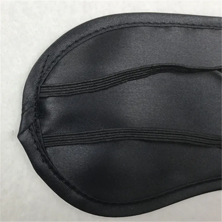 DHL Free Black Eye Mask Shade Nap Cover Blinddoek Masker Voor Slaap Reizen Zachte Polyester Maskers