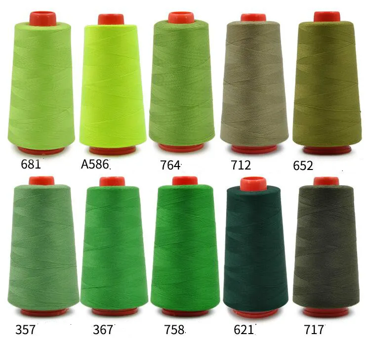 3000 yards / pcs Hoge snelheid naaien draad Polyester naaien thread type handmatige lijn 402 -Embroidery thread gratis schip