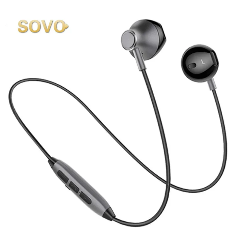 SOVO H2 Bluetooth Headphones Waterproof Wireless Earphones Sports Bass Bluetooth Earphone With Mic For iPhone xiaomi