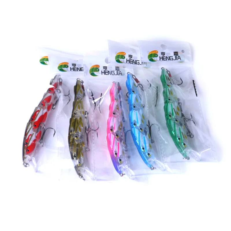 Live Target Bass Crankbaits Süßwasserköder 11,5 cm 15,7 g Vivid Laser Swimbaits Angelköder 6 # Haken mit Feder