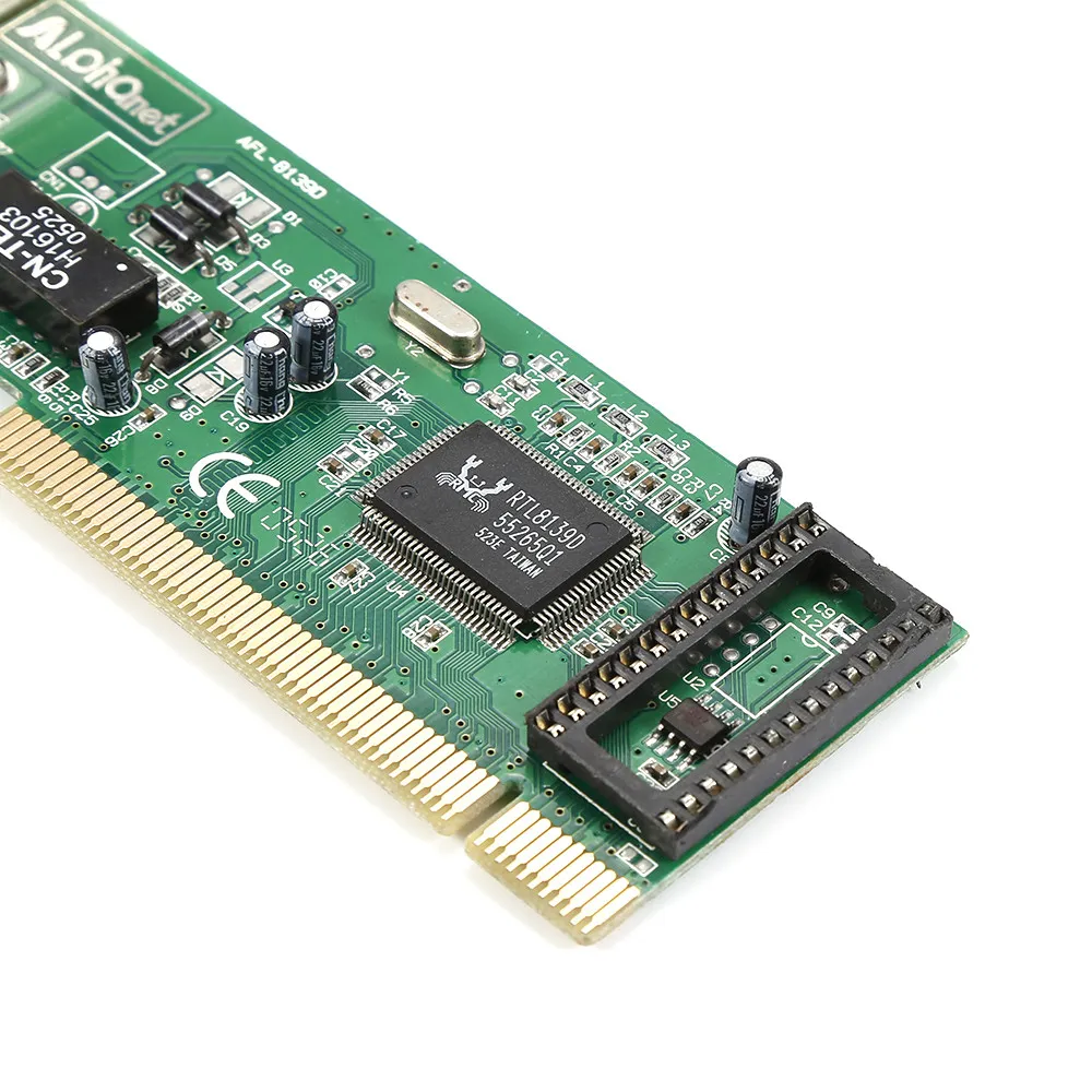 RTL8139D 10 / 100Mbps RJ45 Adaptive PCI interne Netzwerkkarte Ethernet NIC LAN Adapter für PC Computer