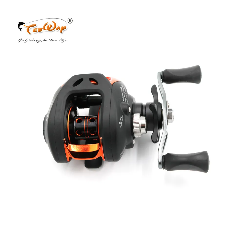 Teey Stealth Super Light Carbon Ciało 200g 6.3: 1 Świeża / Sól Woda Baitanting Fishing Reel Przynęty Kołowrotek Wędkarski