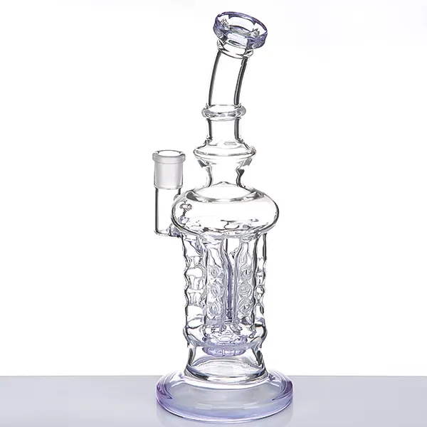 14mm Femelle Verre Conduites D'eau En Verre Banger Cintre Nail Verre Bong Pyrex Plates-formes Pétrolières barboteur Narguilés bécher 930