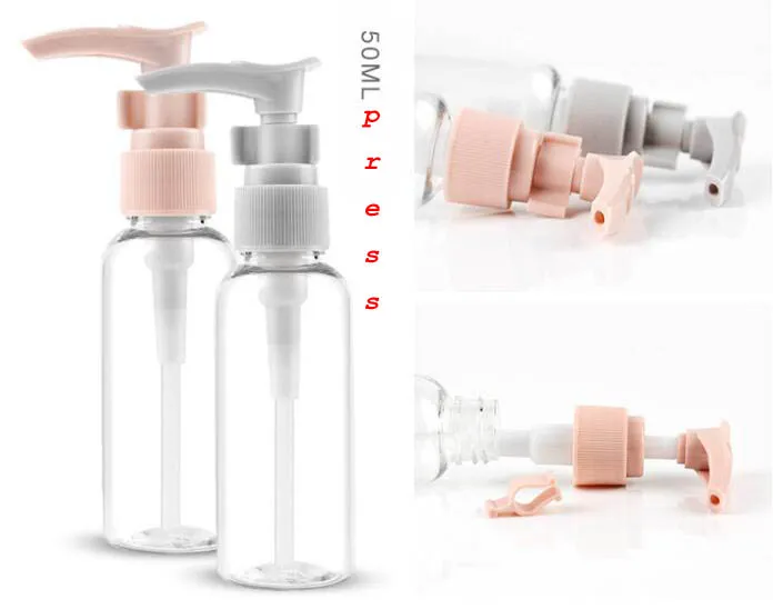 /pack Refillable Bottles Travel Set Face Cream Lotion Cosmetic Dispensing Container Shampoo Hair Conditioner Plastic Empty Jar Pot