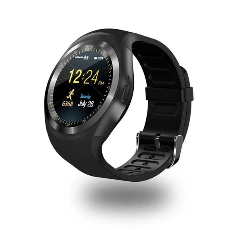 Bluetooth Y1 Smart Uhr Reloj Relogio Android Smartwatch Anruf SIM TF Kamera Sync Für Sony HTC Huawei Xiaomi HTC Android telefon etc