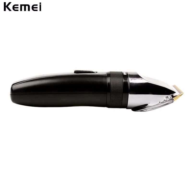 Kemei Electric Hair Clipper Rechargeable Hair Trimmer Shaver Razor Trådlös 0.8-2.0mm Justerbart Lågt ljud för vuxen / Barn 4747