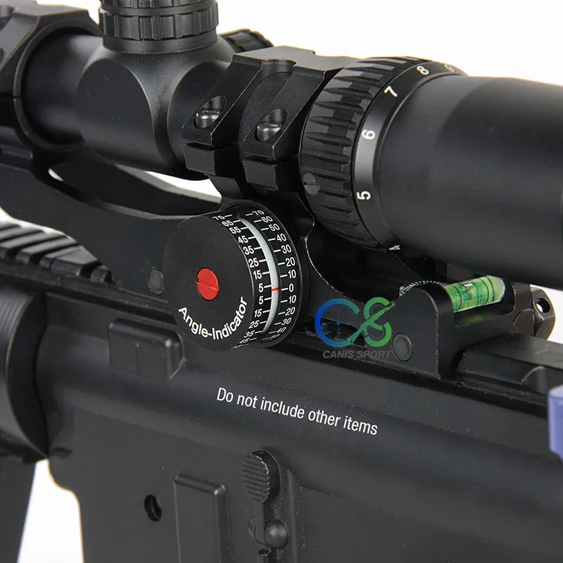 PPT قابل للتعديل adi بندقية نطاق يتصاعد 30mm / 25.4M خواتم riflescope مع مستوى فقاعة CL24-0207
