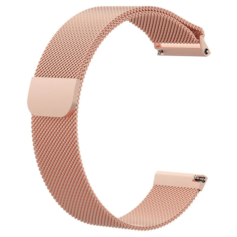 Milanese Stainless Steel Magnetic Loop Bracelet Wrist Band Strap for Fitbit Versa Smart Watch Replacement adjusted Watchband