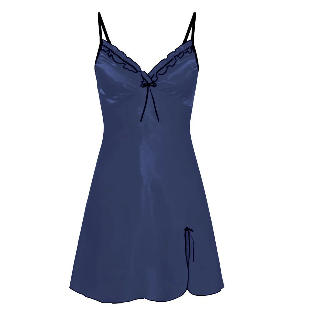 hot silk night dress Marvmys Womens Silk Long Nightgown Satin Lace Slip Dress Sleepwear Spaghetti Strap V Neck Chemise Night Dress Black at Amazon Women's Clothing store
