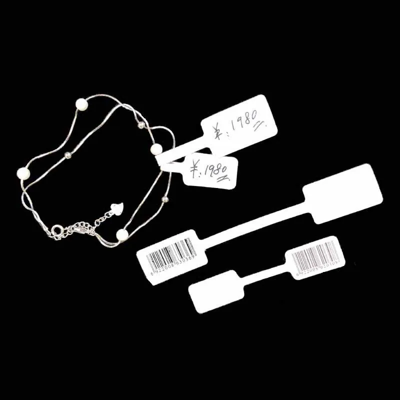 فارغة ورقة بيضاء السعر العلامة تسميات مجوهرات عرض بطاقات تسميات مجوهرات أساور قلادة الدائري السعر ملصق hangtags
