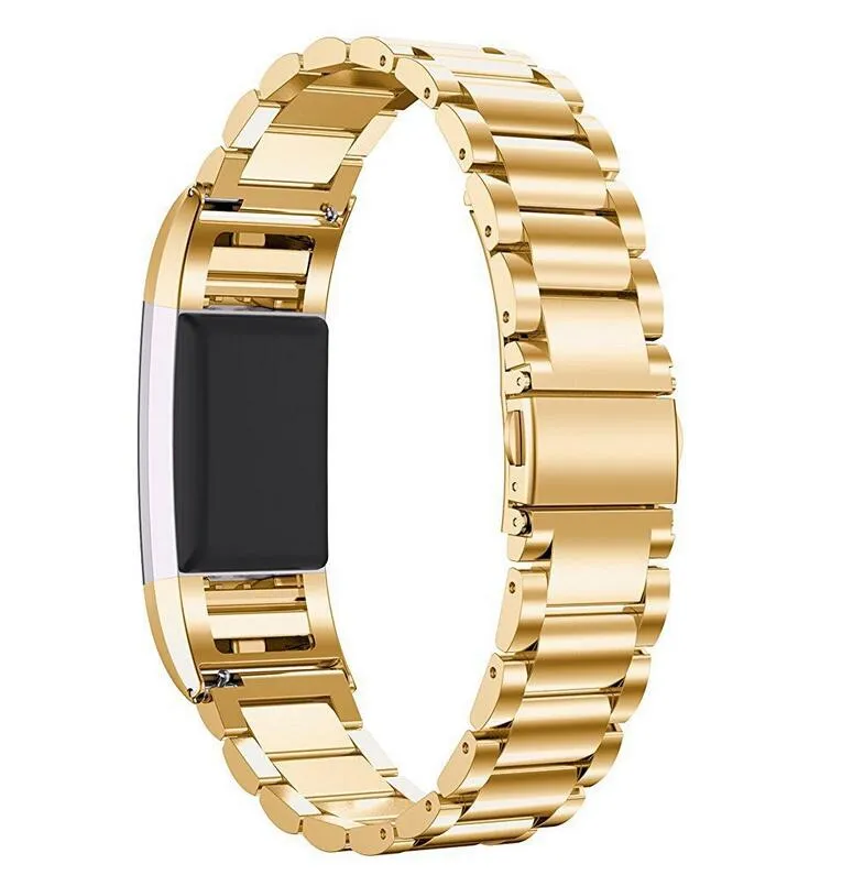 Bracelet en métal pour Fitbit Charge 2, Bracelet en acier inoxydable sans vis pour bracelets Fitbit charge2, accessoires de remplacement 8198333