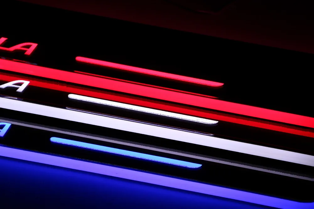 Wasserdichtes, Ultradünnes Acryl Auto LED Willkommenslicht