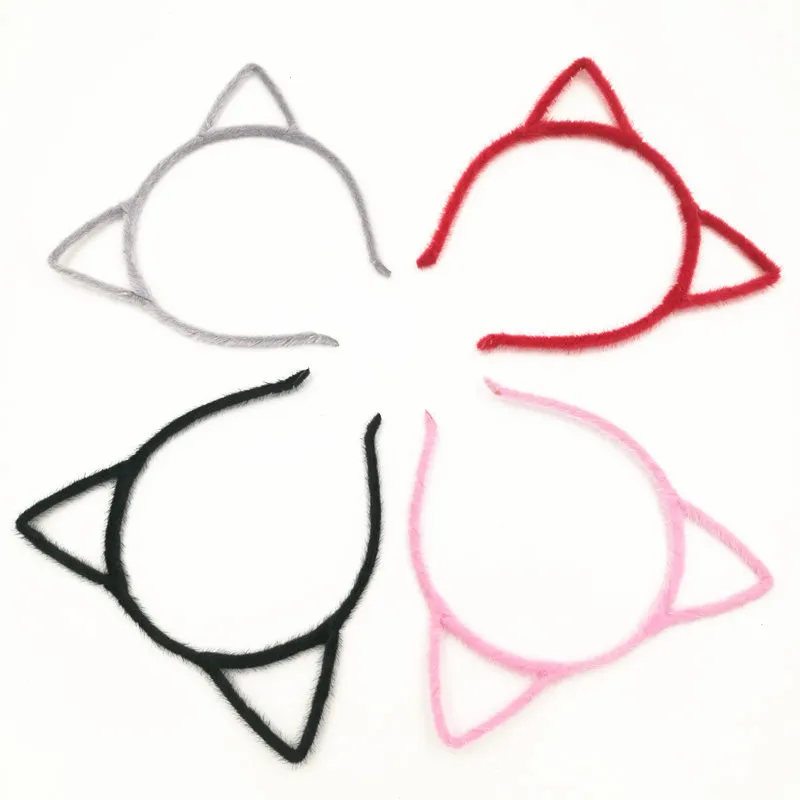 Colorful Women Novelty Cat Ears Headband Hairband Sexy Prop Hair Band Accessories Headwear lot283p