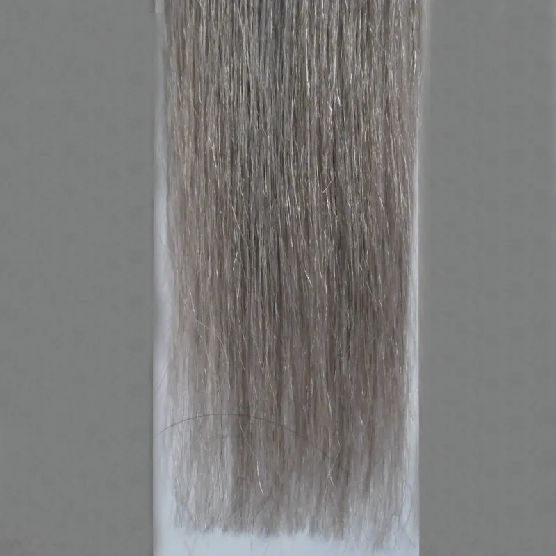 Zilvergrijs Hair Extensions Tape in Menselijk Hair Extensions 12 