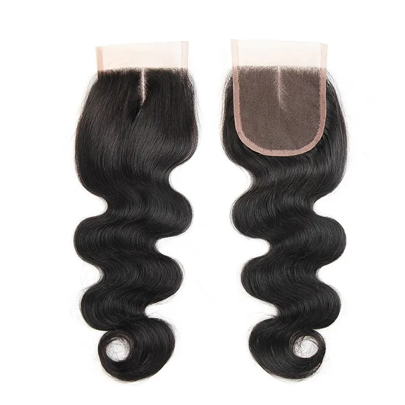 Cheveux brésiliens 3 paquets avec fermeture à lacets non transformés vague de corps brésilienne Remy tissage de cheveux humains offres avec fermeture