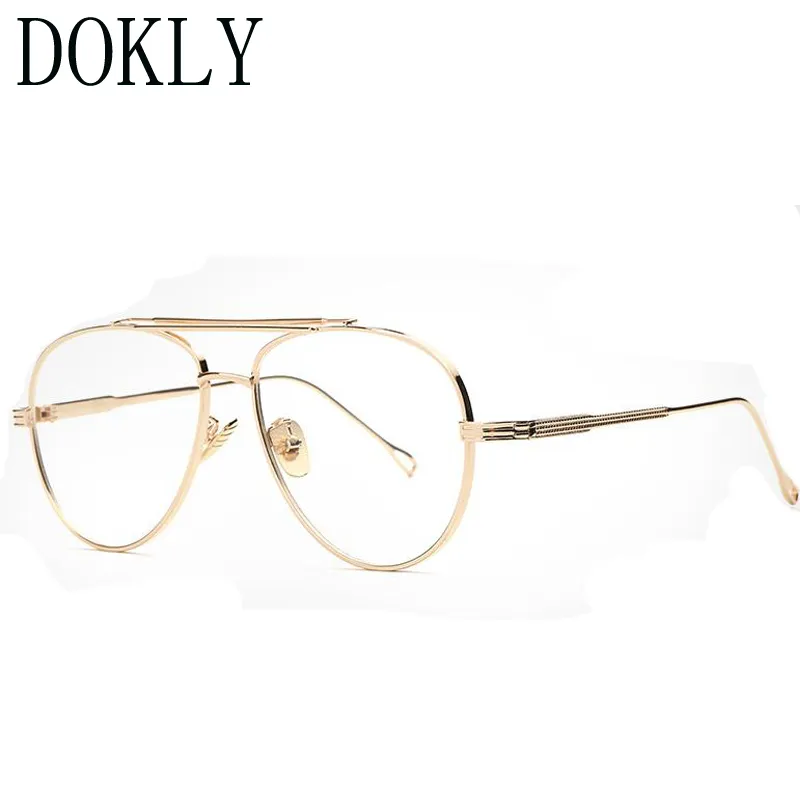 Photochromic Square Sunglasses for Men Women Classic Alloy Frame UV Protection Clear Lens Eyewear