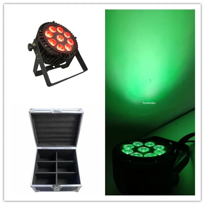 With Flightcase IP65 Led Stage Par 5in1 Rgbwa X15w Leds Outdoor Disco