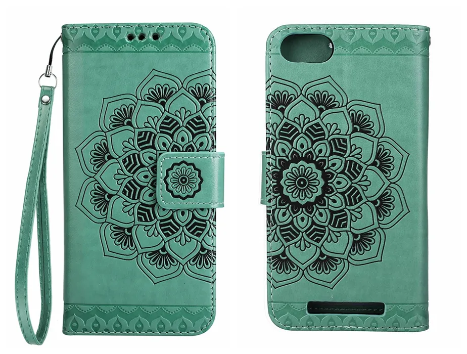 For Wiko Lenny 3 Case Flip Cover Leather PU Wallet Card Court Classical Flower Flip Cover For Wiko Lenny 3 Case Cover