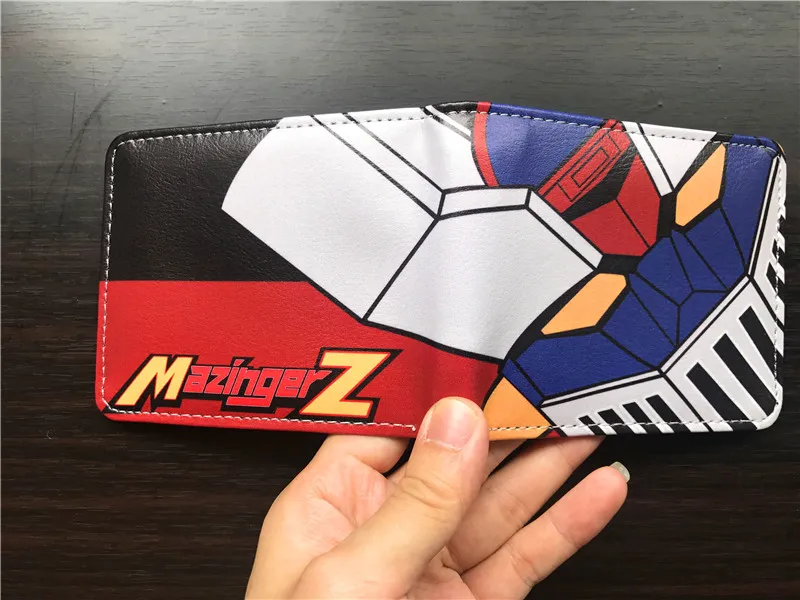Mazinger Z World Walls Cute Cartoon Comics Purse Student Short Game Wallet Anime Wallet Coin Bag Teens Credit Card Holder1495096