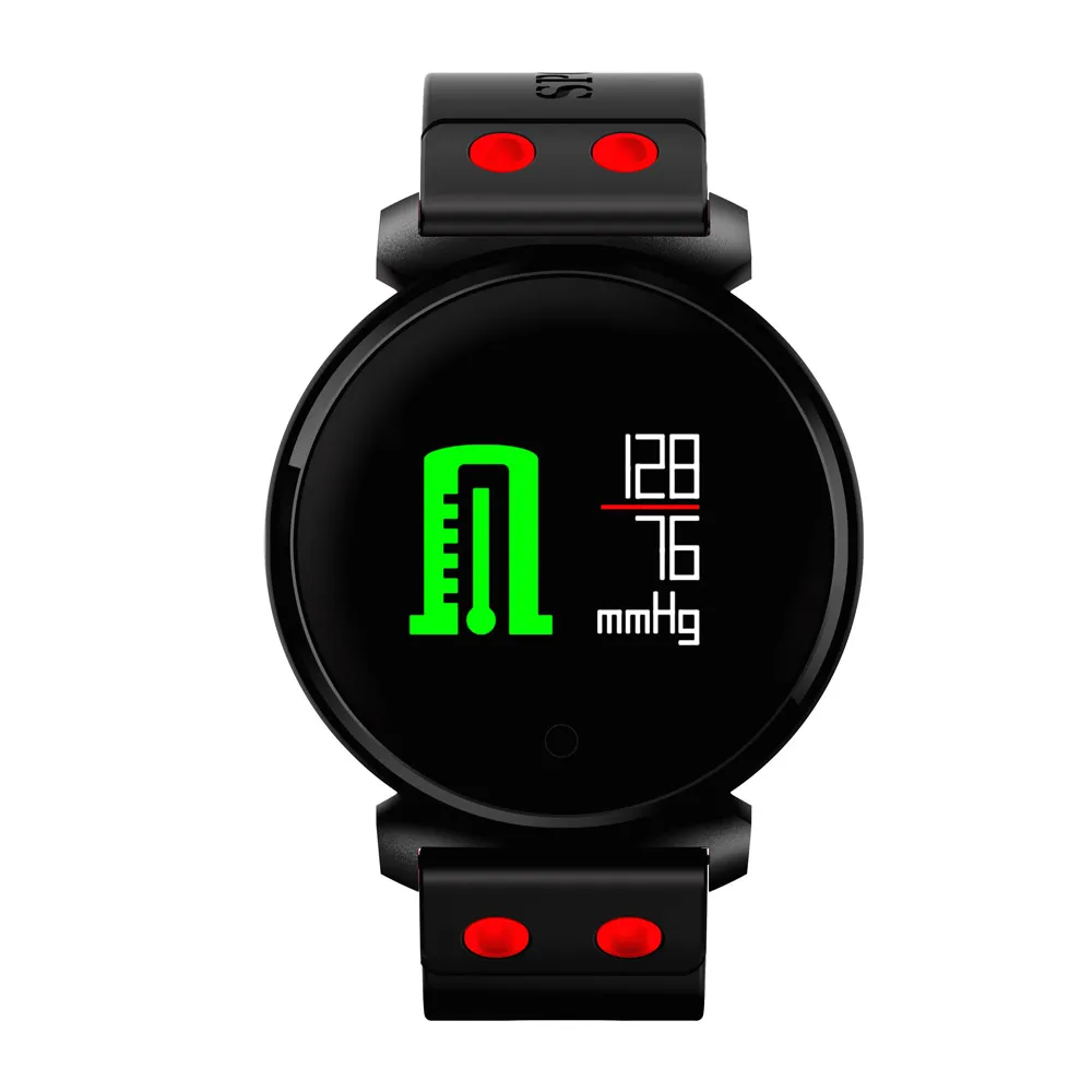 Bluetooth relógios de pulseira inteligente IP68 ip68 À Prova D 'Água OLED Smartwatch Oxigênio Pressão Sanguínea Monitor de Frequência HeartWatch para iOS Android