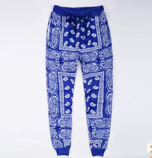 Blue bandana sweatpants deals