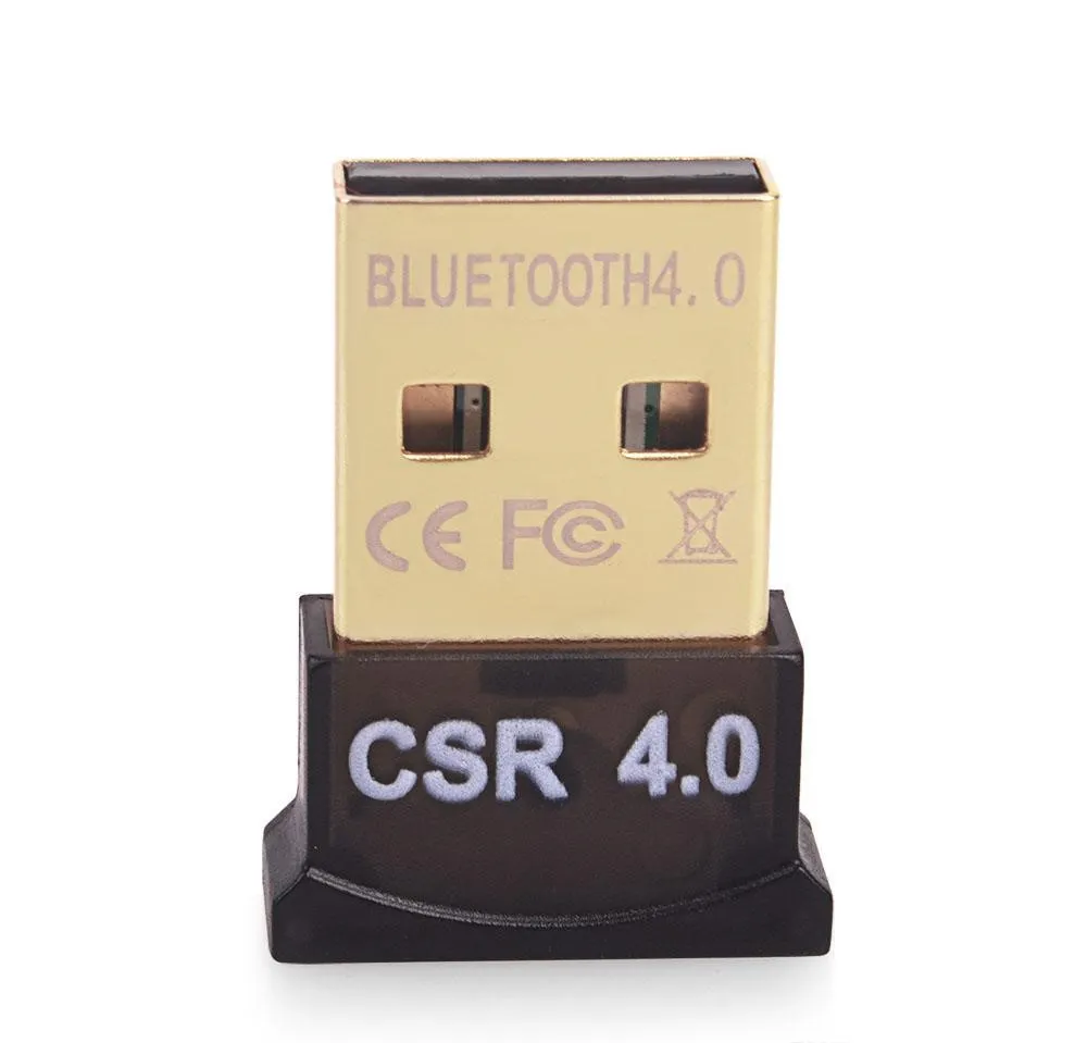 Mini Bluetooth USB Adaptörü CSR V 4.0 Dongle Çift Mod Laptop Için Kablosuz Bluetooth USB 3.0 3 Mbps Windows Vista