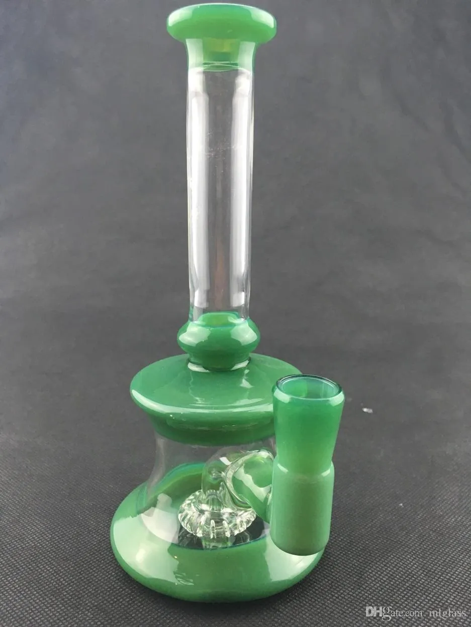 Qualidade Green Glass Hookah, tubos de fumo da plataforma de petróleo, concessões de preço direto da fábrica