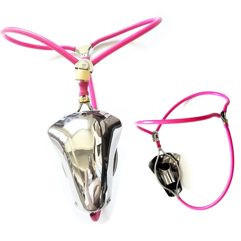 Kina Ny design Justerbar Modell-T Chastity Belt Male Chastity Enhet Bondage Osynliga Byxor Rostfritt Stål Kuk Bur Sexleksaker För Män