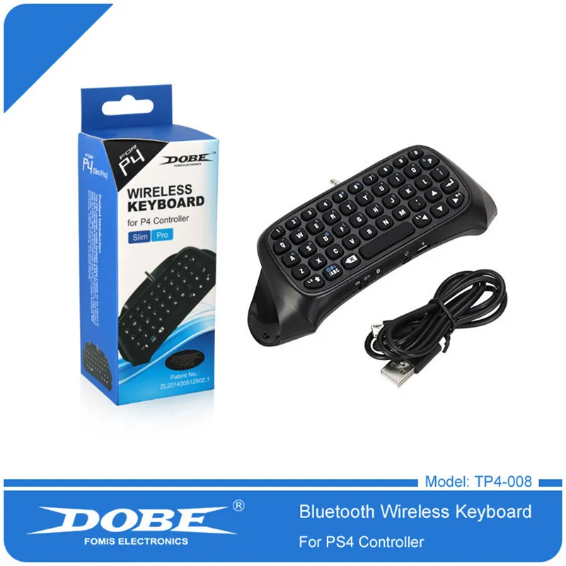 DOBE Wireless Bluetooth -tangentbord PS4 HANTERA SPEL CONTROLLERS FÖR SONY PLAYSPATION PS 4 LOT5844778